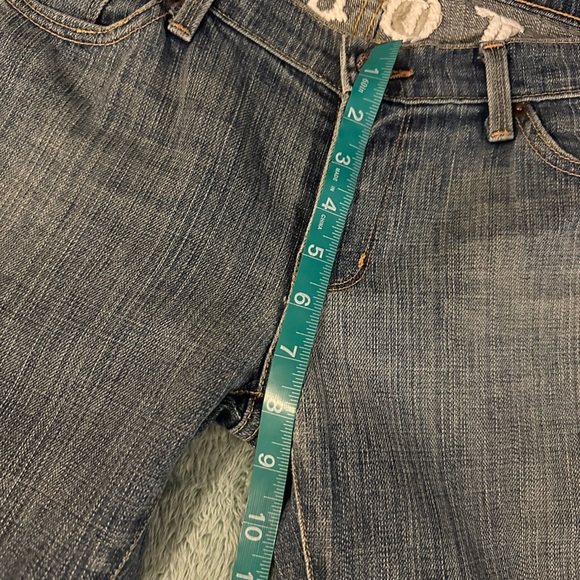 ☮️PEOPLE FOR PEACE☮️LOVE EMBROIDERED JEAN - Picture 8 of 13